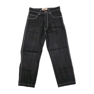 Rich Kid Y2K Vintage Mens 34x32 Loose Fit Baggy Wide Leg Thick Skater